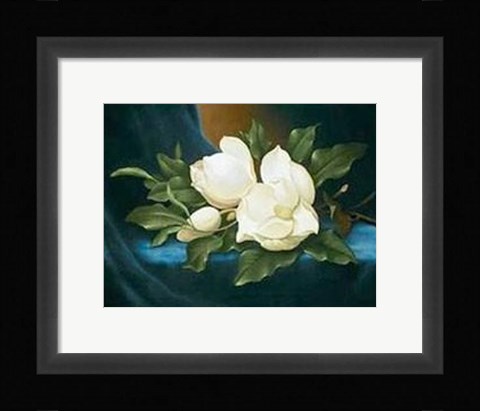 Framed Magnolias Print