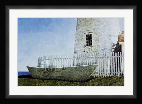 Framed Pemaquid Dory Print