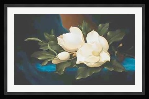 Framed Magnolias Print