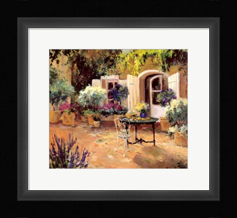 Framed Country Villa Print