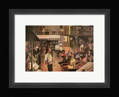 Framed Jazz From The Cellar (Mini) Print