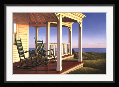 Framed Twilight on the Veranda Print