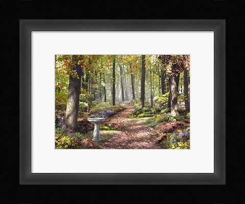 Framed Forest Path Print