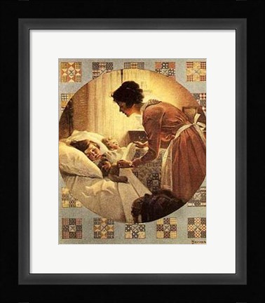 Framed Mother's Little Angel Print