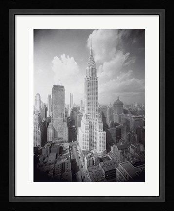Framed Chrysler Building Print