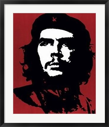 Framed Che Guevara Print