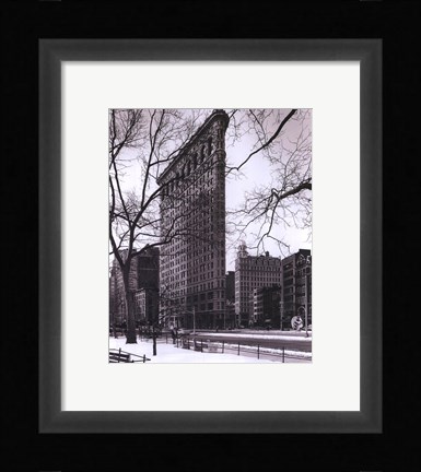 Framed Flat Iron Building Print