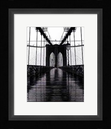 Framed Brooklyn Bridge Print