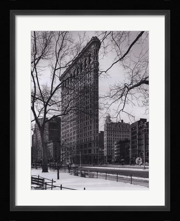 Framed Flat Iron Building Print
