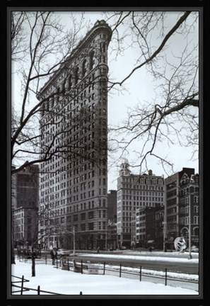 Framed Flat Iron Building Print