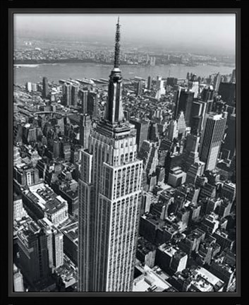 Framed Empire State Building Print