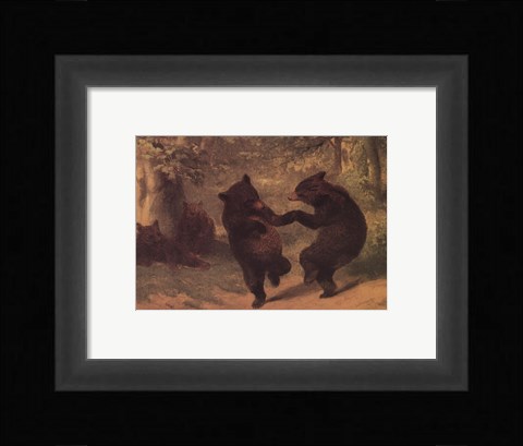 Framed Dancing Bears Print