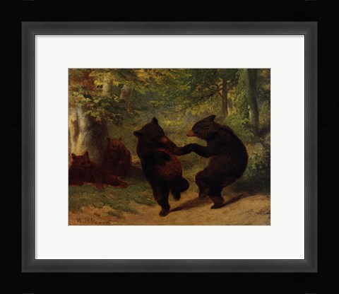 Framed Dancing Bears Print