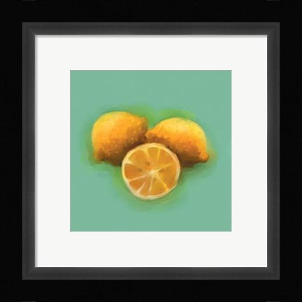 Framed Lemons Print