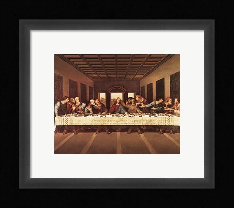 Framed Last Supper Print