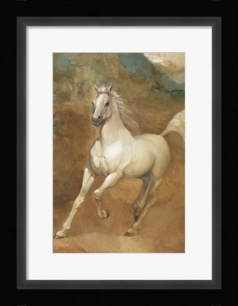 Framed White Knight Print