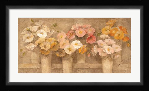 Framed Flower Market Print