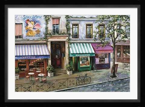 Framed Rue Des Maisons Print