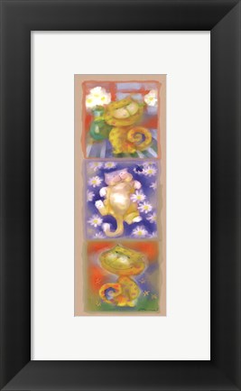 Framed Kitty Panel Print