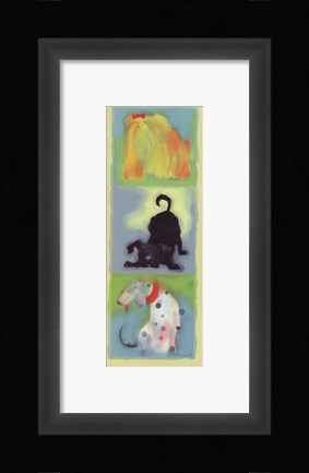 Framed Puppy Panel Print