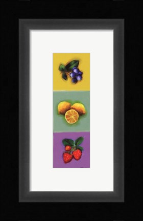 Framed Fruit Panel Print