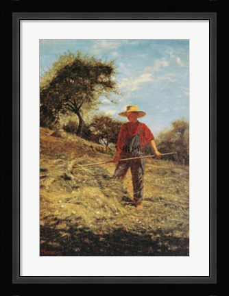 Framed Haymaking Print