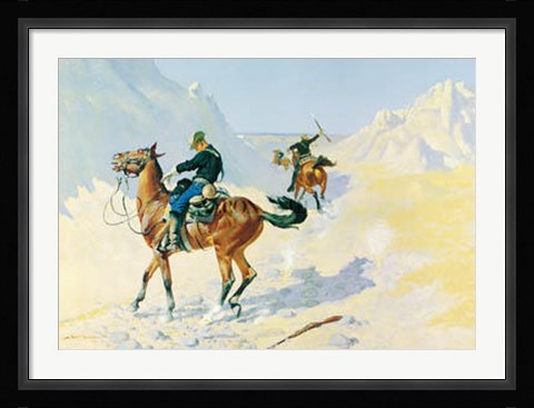 Framed Advance Guard Print