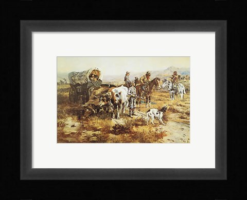 Framed Doubtful Visitor Print