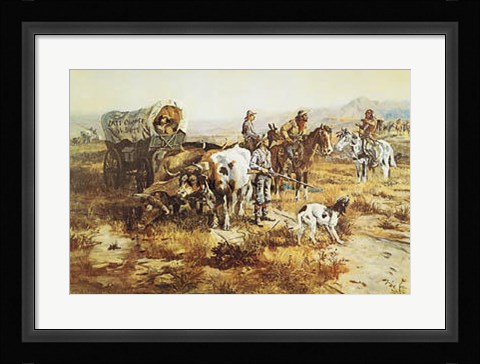 Framed Doubtful Visitor Print