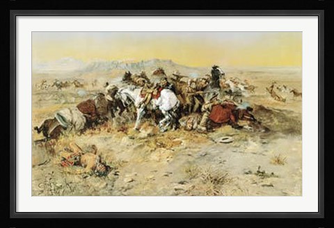 Framed Desperate Stand Print