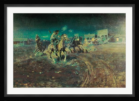 Framed When Guns Speak Print