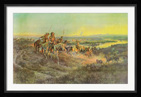 Framed Salute Of The Robe Trade Print