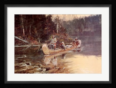 Framed On The Flathead Print