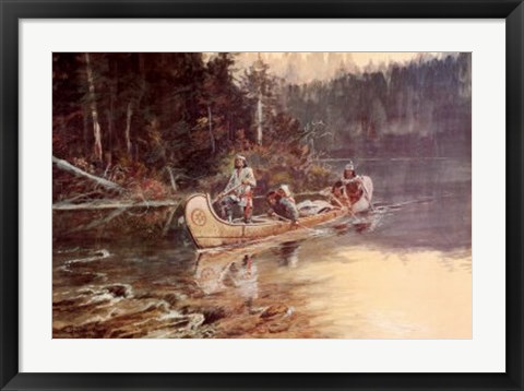 Framed On The Flathead Print