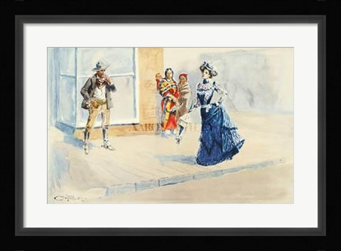 Framed When East Meets West Print