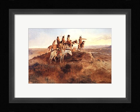 Framed Signal Smoke Print