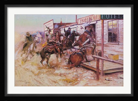 Framed In Without Knocking Print