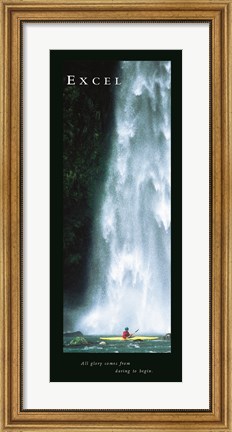 Framed Waterfall-Excel Print