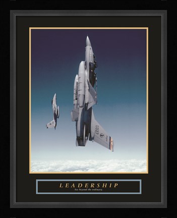 Framed Leadership - Planes Print