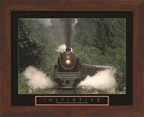 Framed Initiative - Train Print