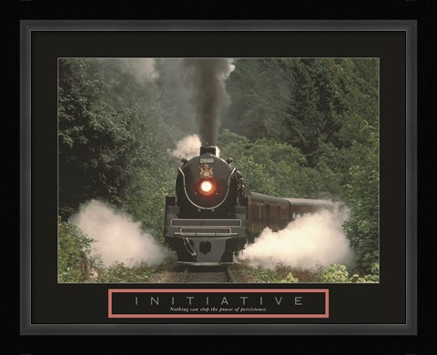 Framed Initiative - Train Print