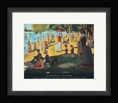 Framed Sunday Afternoon on the Island of La Grande Jatte, c.1886 Print