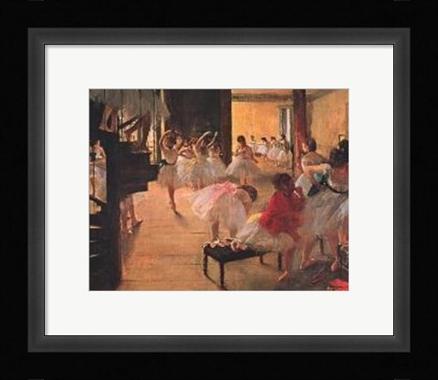 Framed Ballet School Print