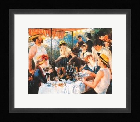Framed Luncheon Of The Boating Party, 1881 Print
