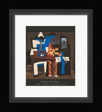 Framed Three Musicians Print