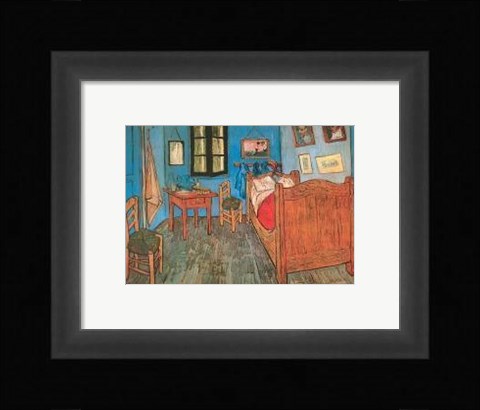 Framed Bedroom At Arles Print