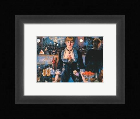 Framed Bar At The Follies Bergere Print
