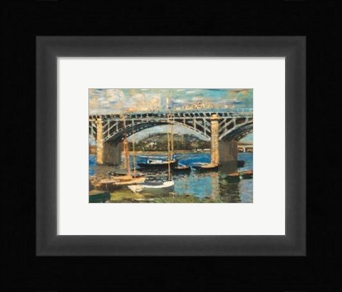 Framed Bridge at Argenteuil (bridge center) Print