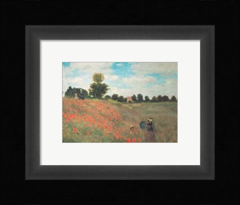 Framed Les Coquelicots Print