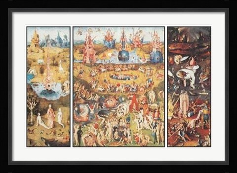 Framed Garden Of Earthly Delights Print